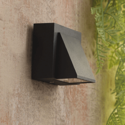 Black Finish LED Outdoor Facade Wall Light