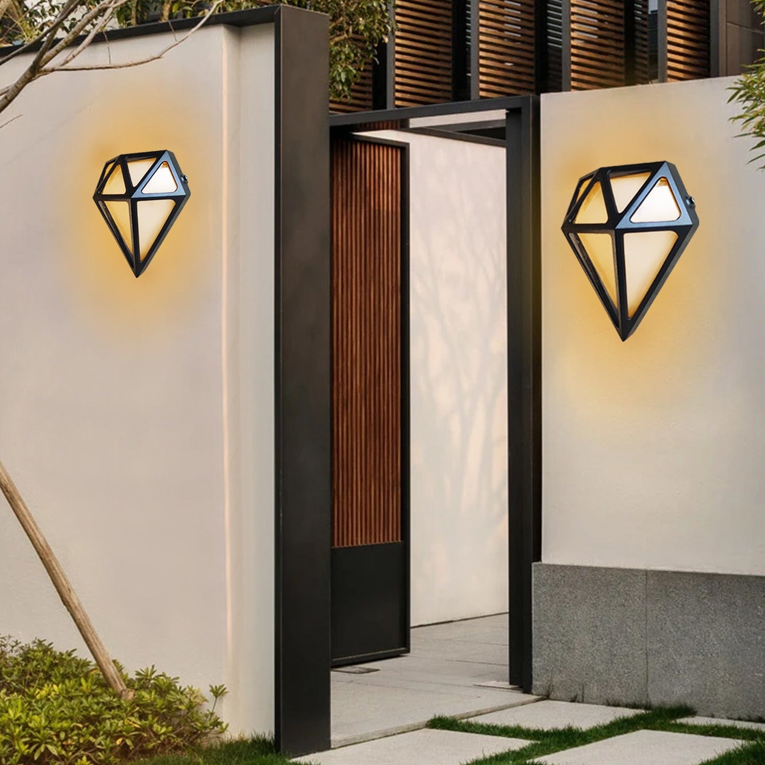 Diamond Shape Outdoor Wall Facade Light