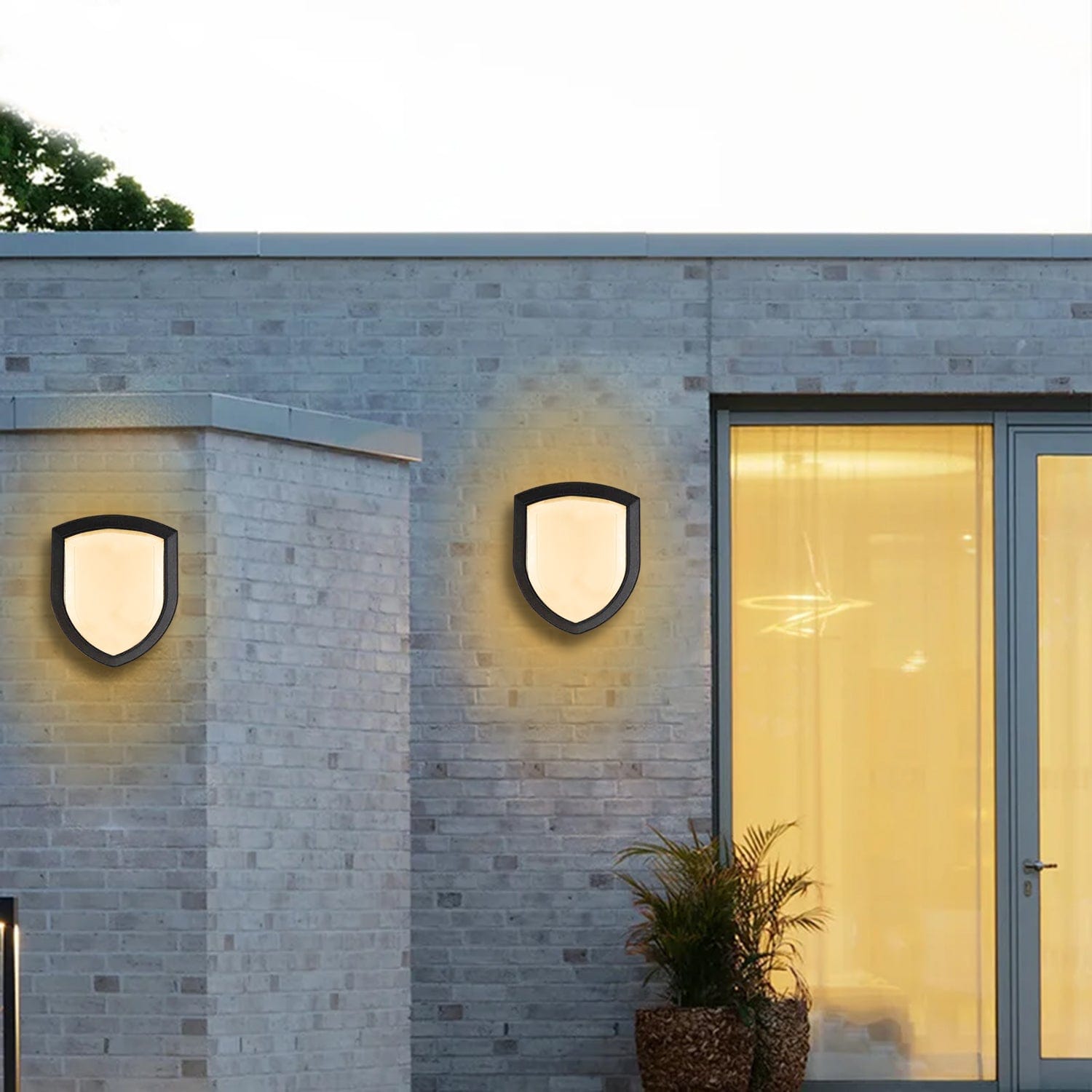 Pentagon Outdoor Wall Facade Light