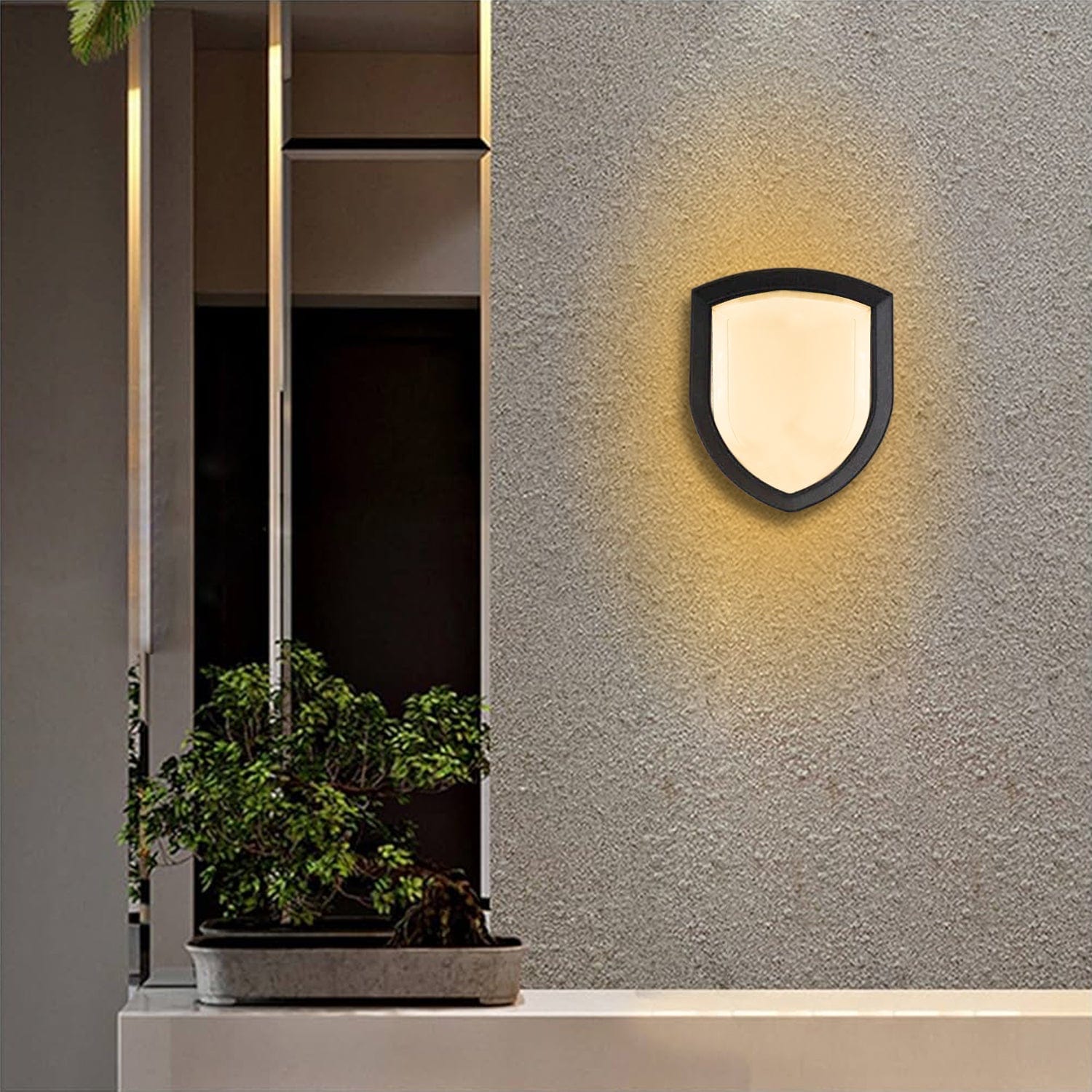 Pentagon Outdoor Wall Facade Light