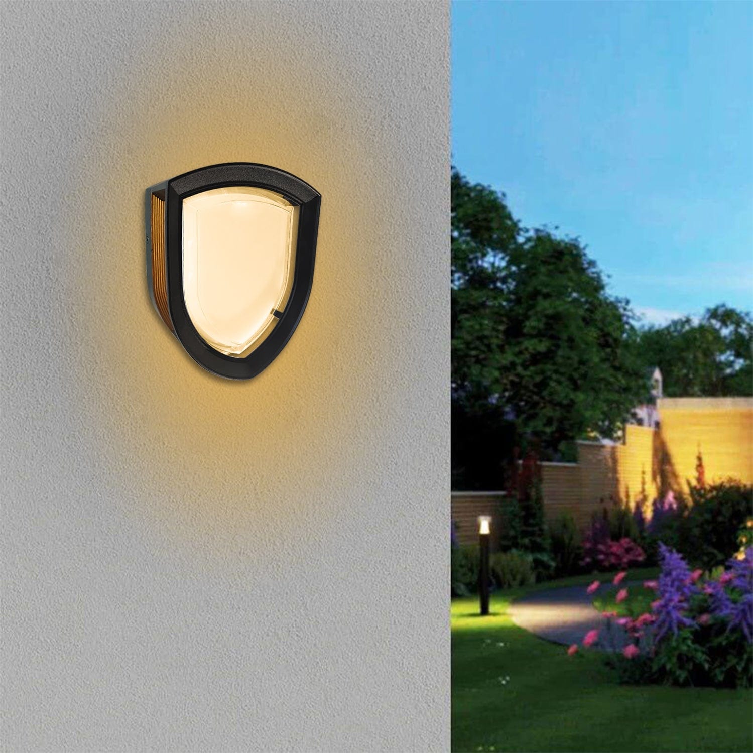 Pentagon Outdoor Wall Facade Light