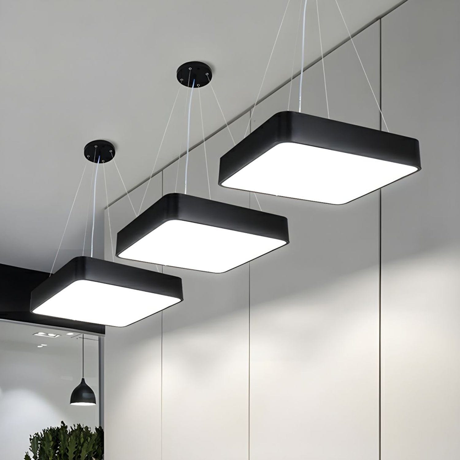 LED Solid Square Hanging Profile Light