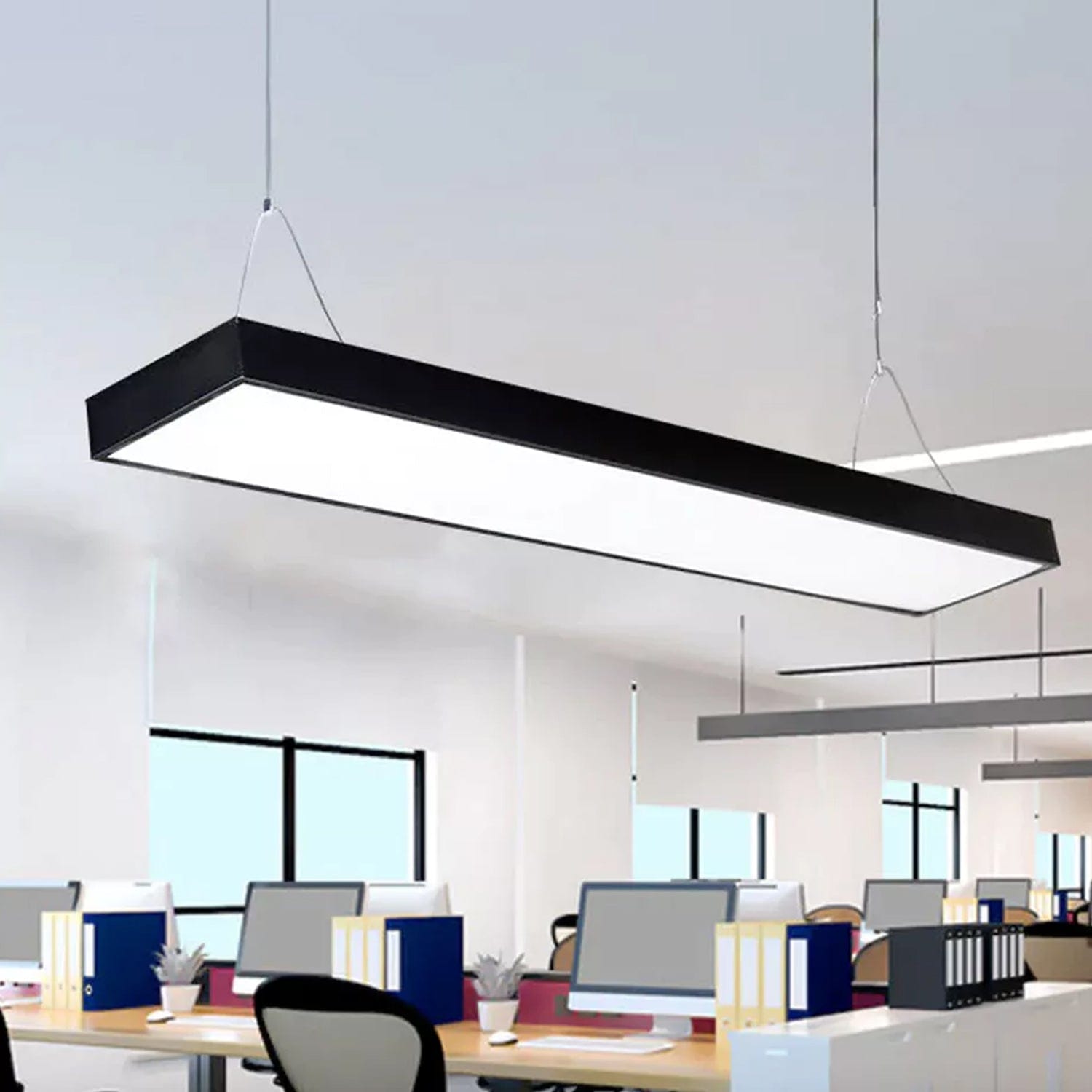 LED Rectangular Hanging Profile Light