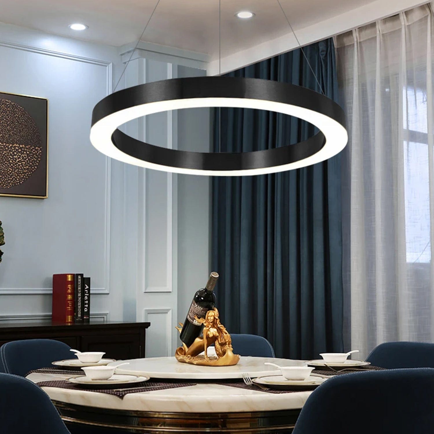 LED Circular Ring Hanging Profile Light