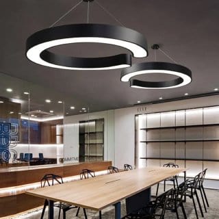 LED C-Shaped Hanging Profile Light