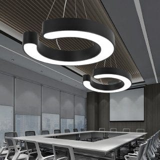 LED C-Shaped Hanging Profile Light