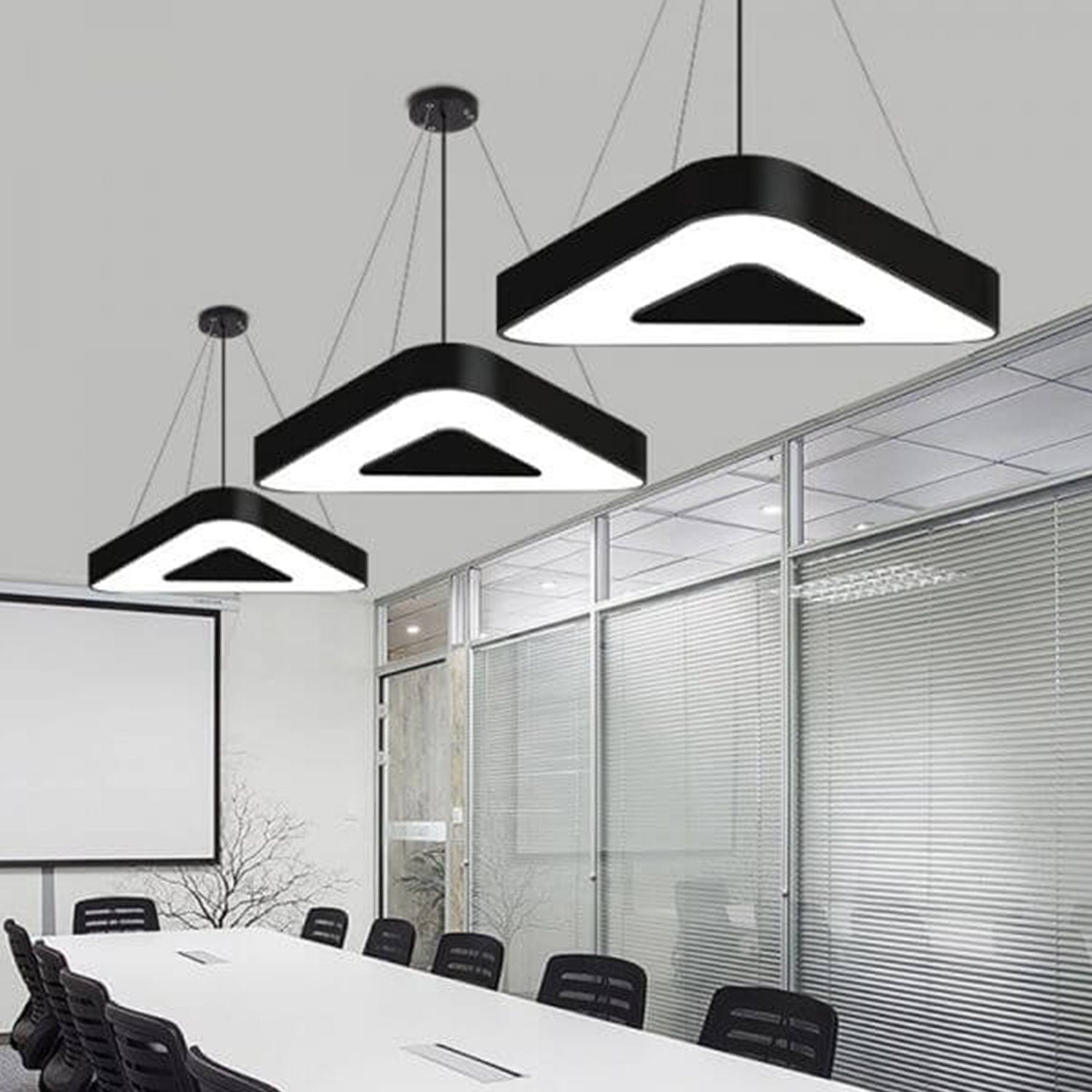 LED Triangular Hanging Profile Light