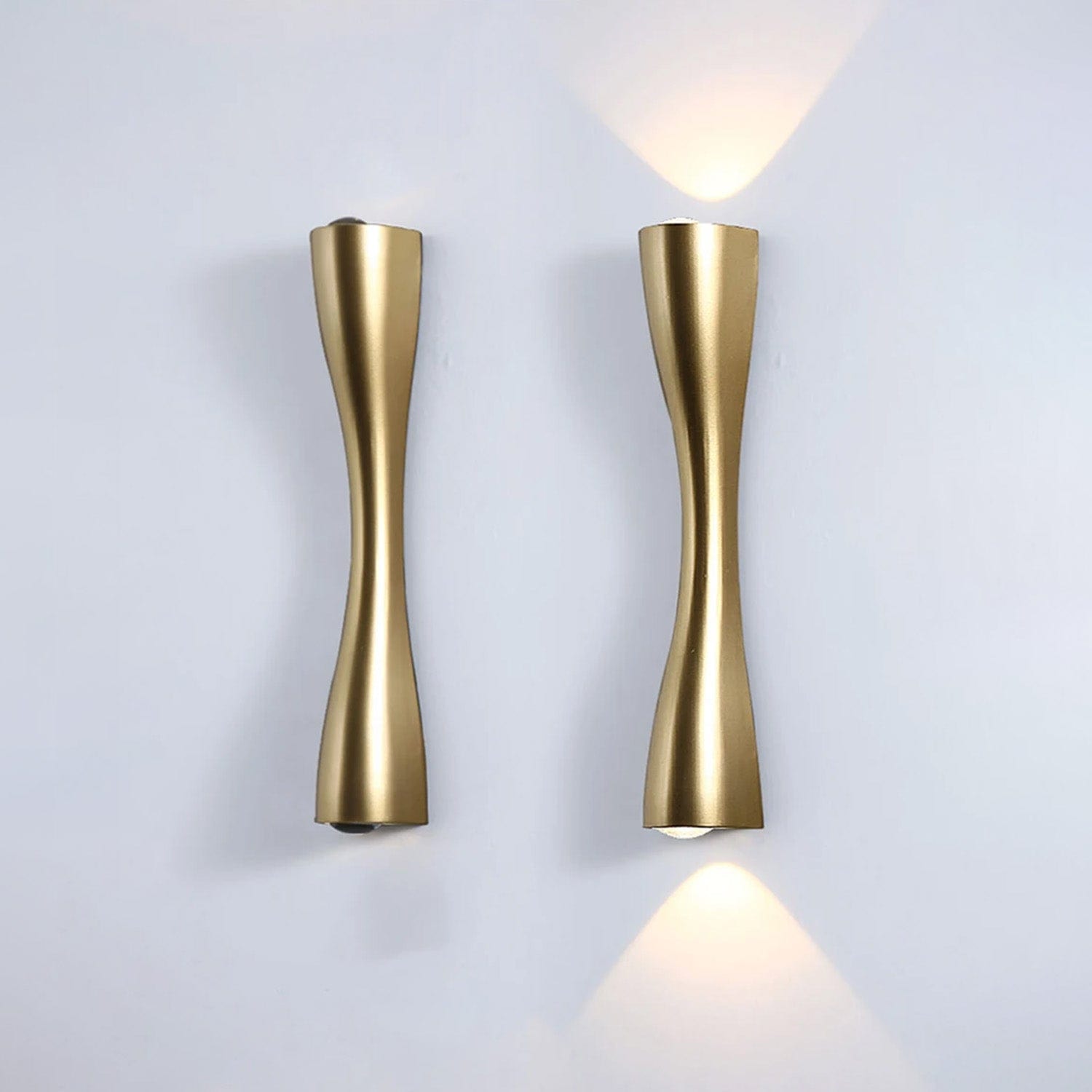 Golden Nexus Outdoor Facade Wall Light