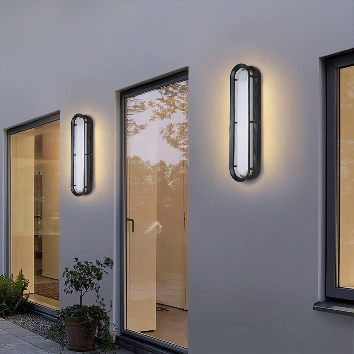 Ellipse Glow 24 Outdoor Wall Facade Light