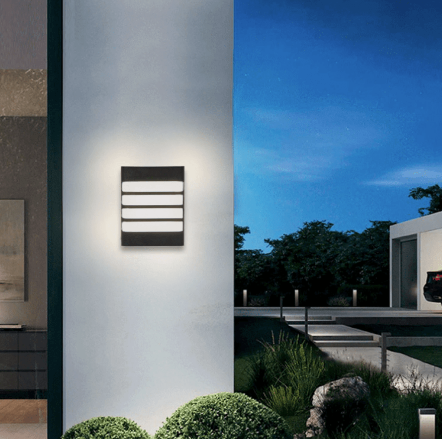 Square Brick Outdoor Wall Facade Light