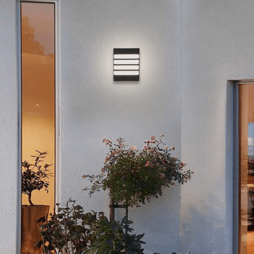 Square Brick Outdoor Wall Facade Light