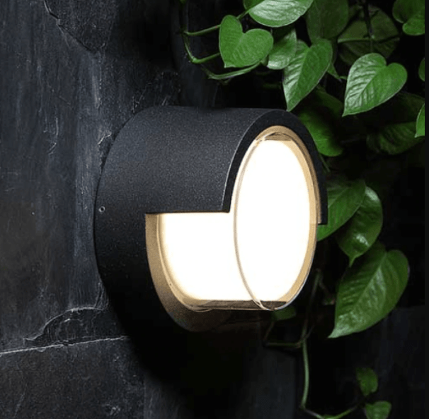 Cecidimus Round Led Outdoor Wall Facade Light