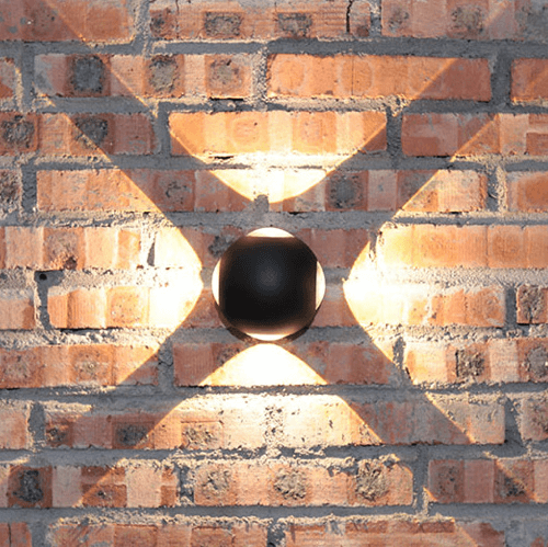 Spherical LED Outdoor Wall Facade Light