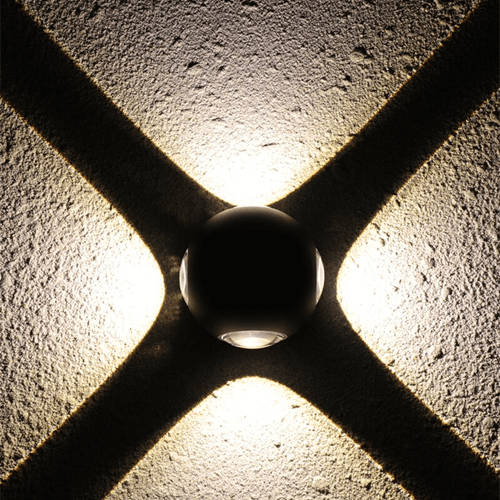 Spherical LED Outdoor Wall Facade Light